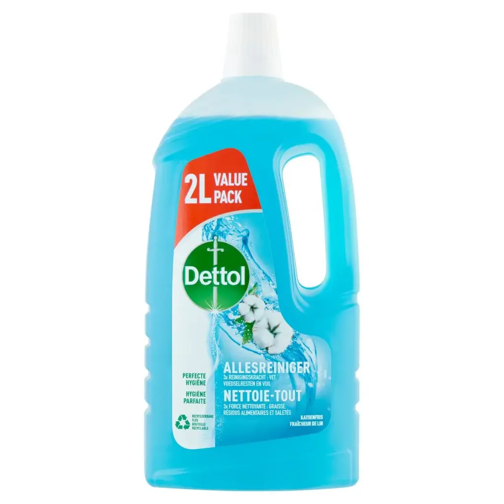 Dettol Fraîcheur de Lin Nettoie-Tout 2 L