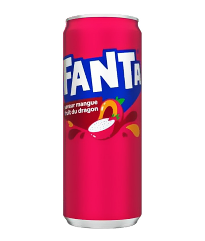 Fanta Mangue & Fruit du Dragon 33 Cl