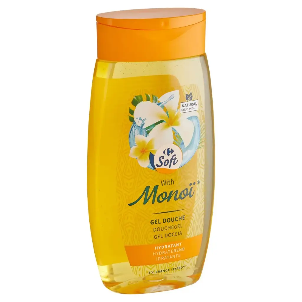 Carrefour Soft Monoï Hydratant Gel Douche 250 Ml