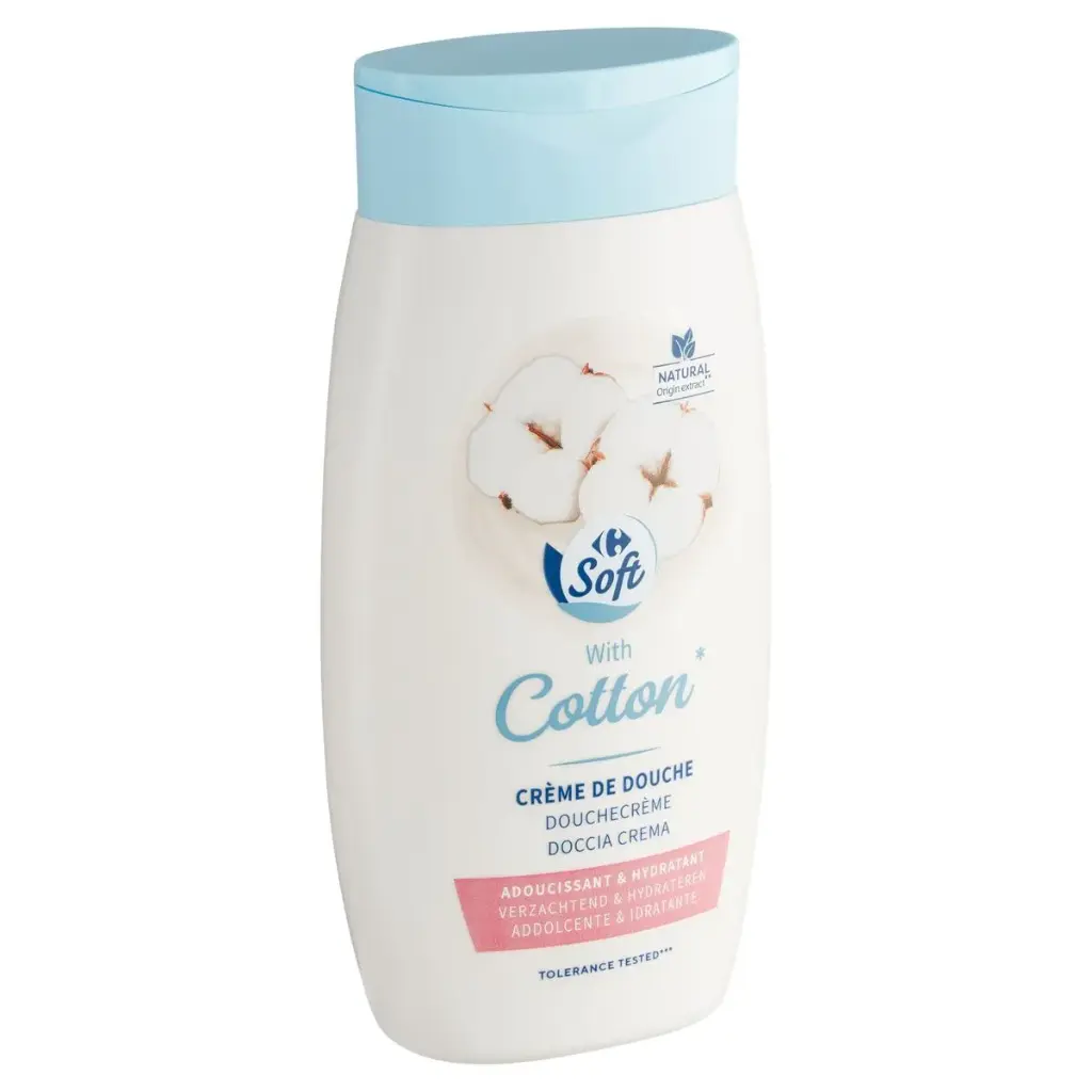 Carrefour Cotton Hydratant Crème Douche 250 Ml