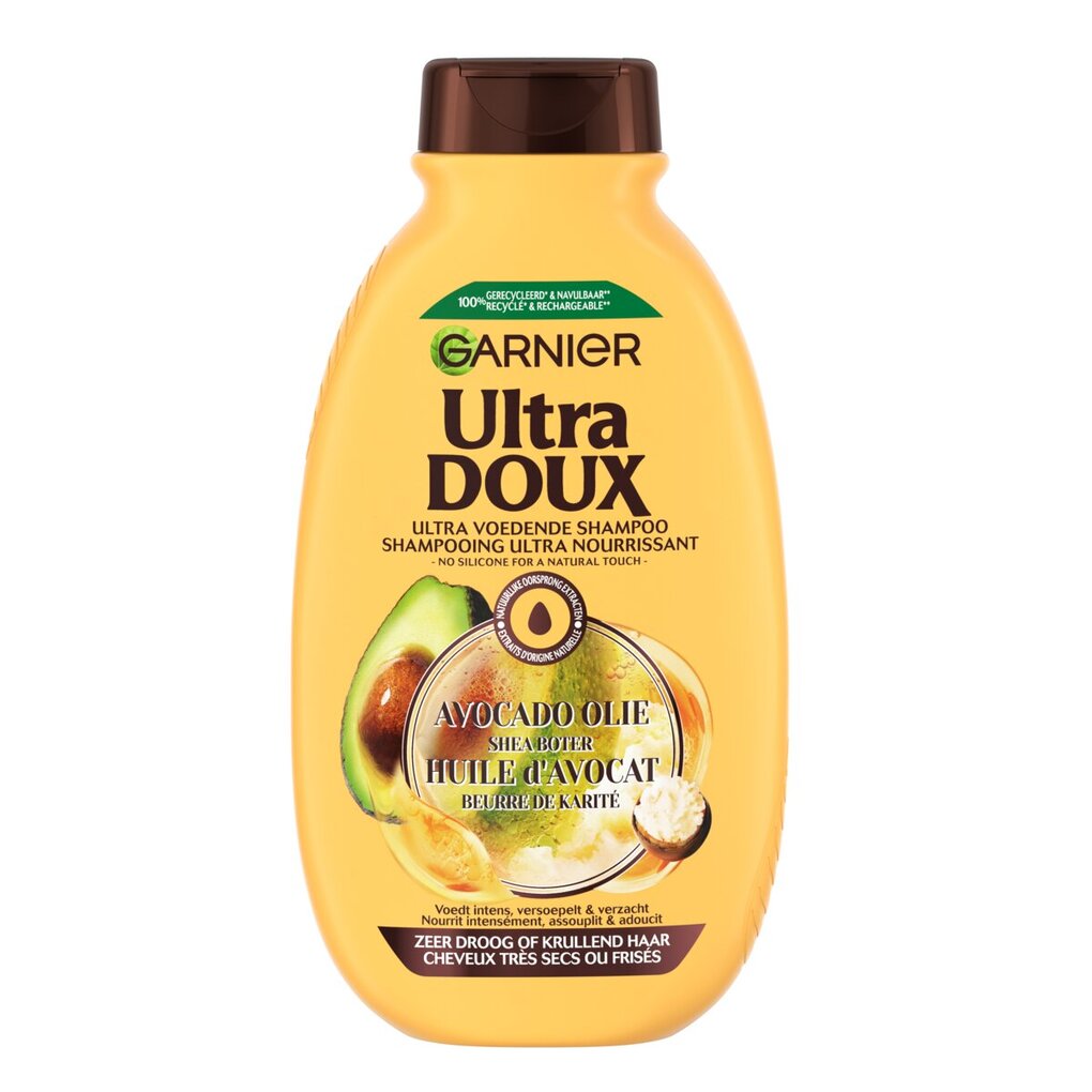 Ultra Doux Huile d'Avocat & Beurre de Karité Shampoing 250 Ml