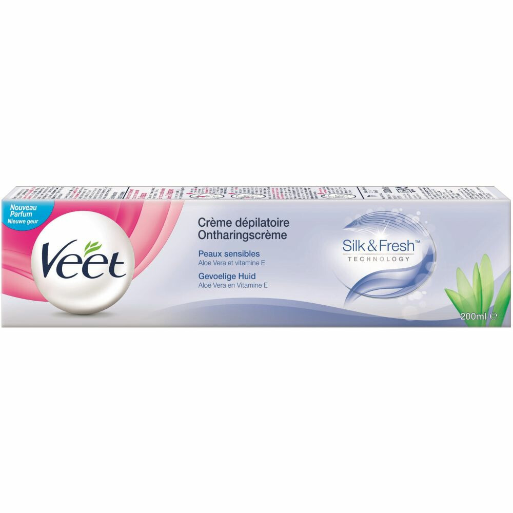 Veet Crème Dépilatoire Peaux Sensibles 200 Ml