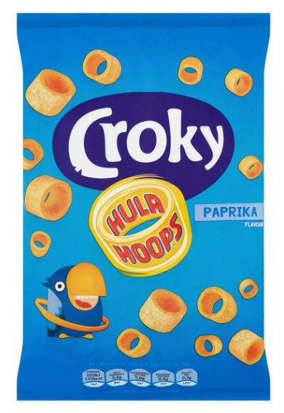 Croky Paprika Rings Chips 100 Gr