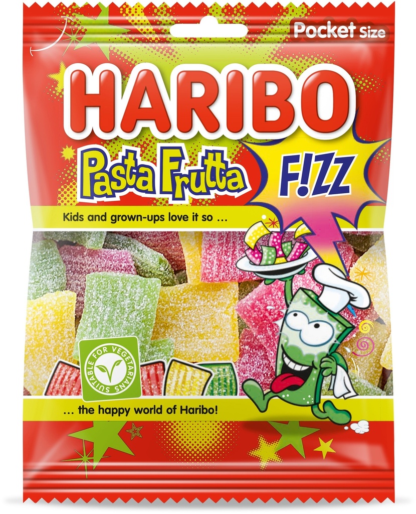 Haribo Pasta Frutta Fizz Bonbons 70 Gr