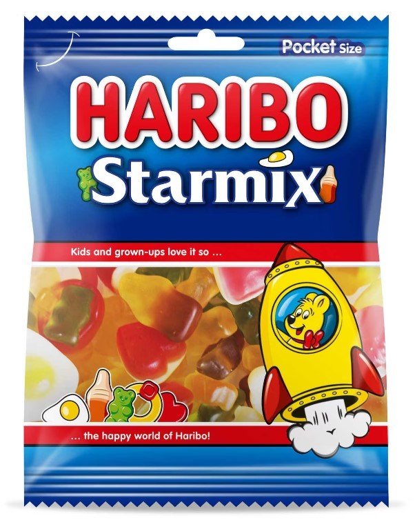 Haribo Starmix Pocket Size Bonbons 75 Gr