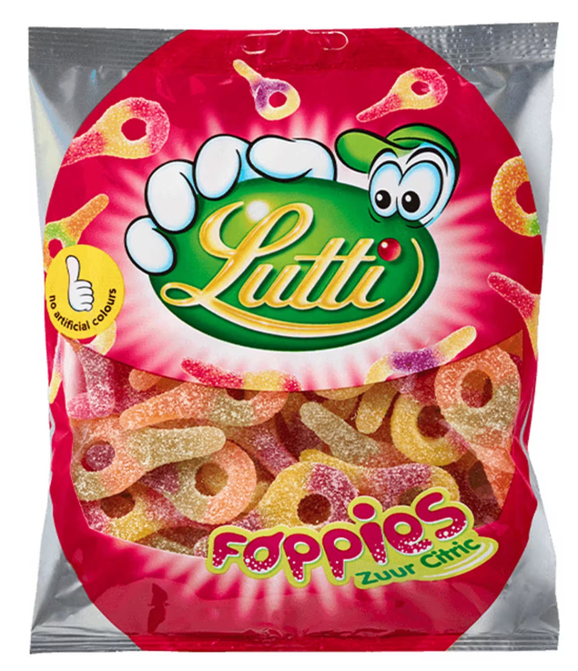 Lutti Foppies Citric Bonbons 175 Gr