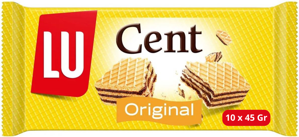 Lu Cent Wafers Original Biscuits 10x45 Gr