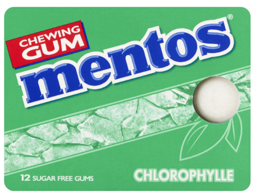 Mentos Chlorophylle Chewing-Gum 12 Pièces