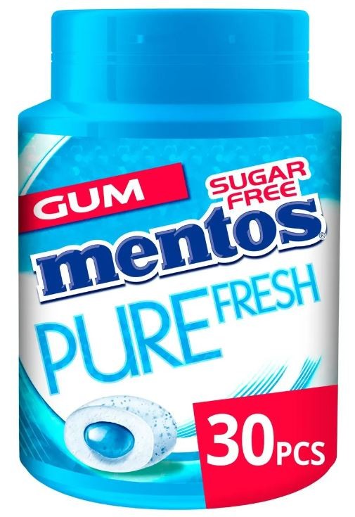 Mentos Pure Fresh Fresh Mint Chewing-Gum 30 Pièces