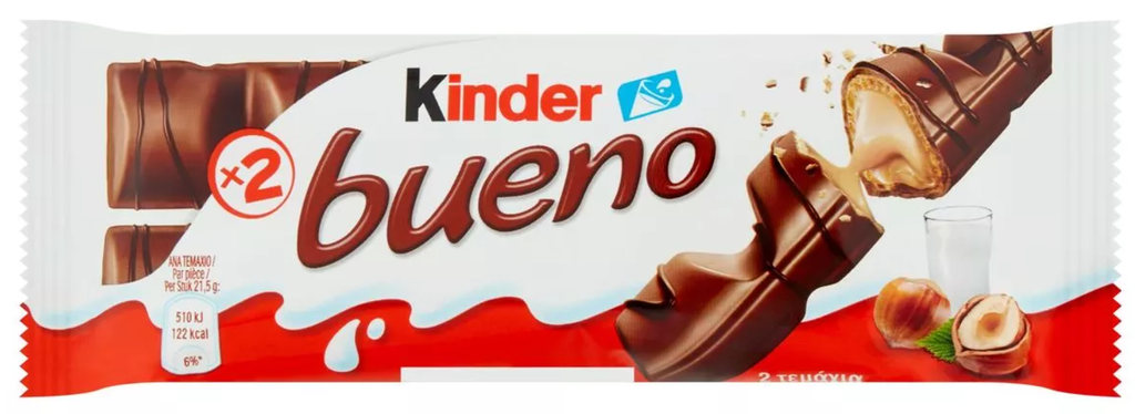 Kinder Bueno Barre Chocolatée 43 Gr