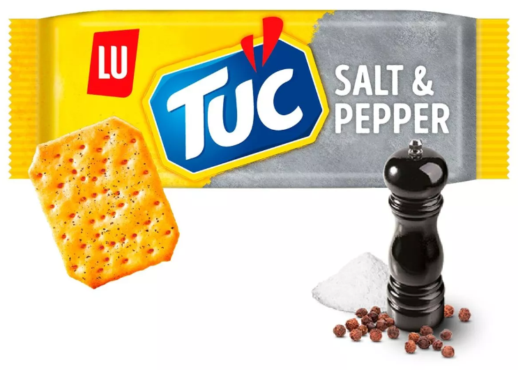 Lu Tuc Sel & Poivre Biscuits 100 Gr