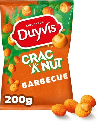 Duyvis Crac'A'Nut Barbecue 200 Gr