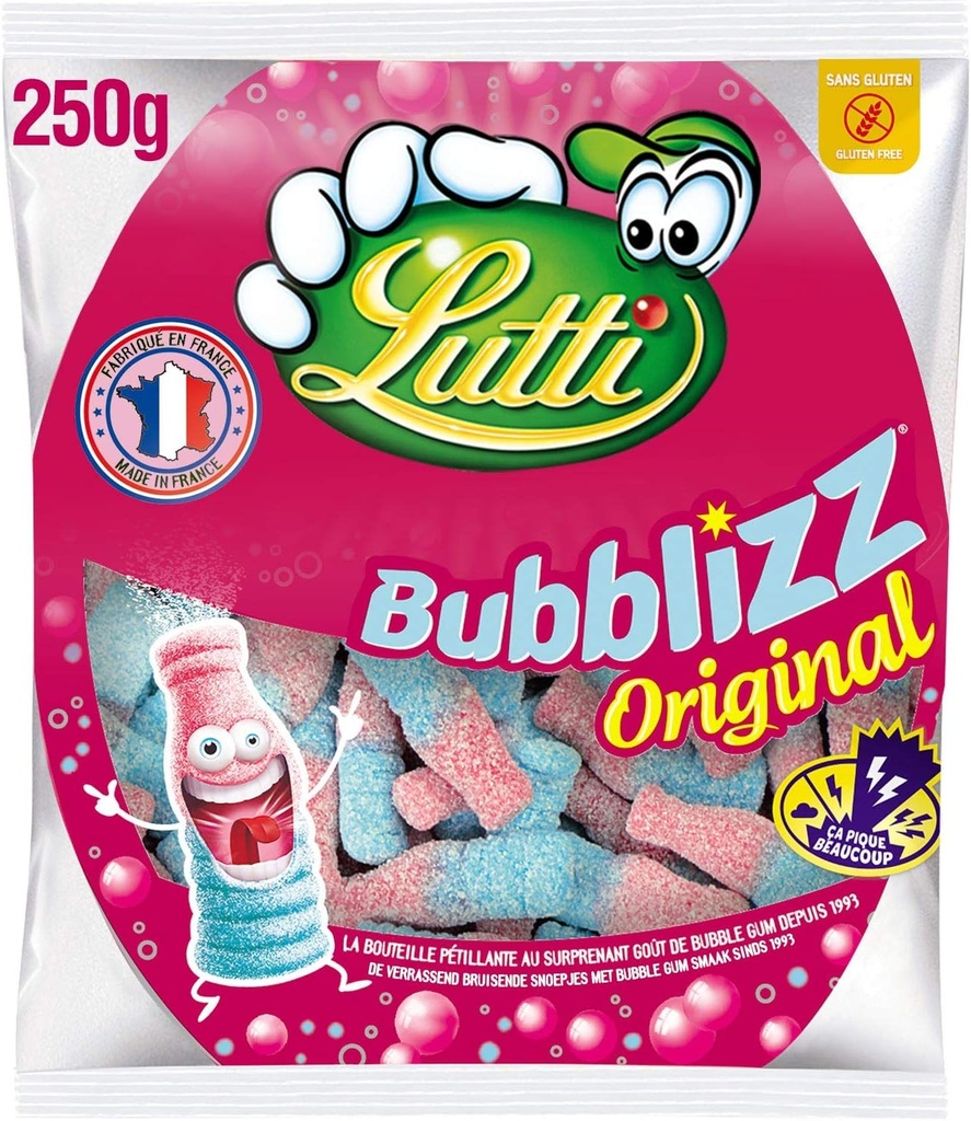 Lutti Bubblizz Original Bonbons 250 Gr