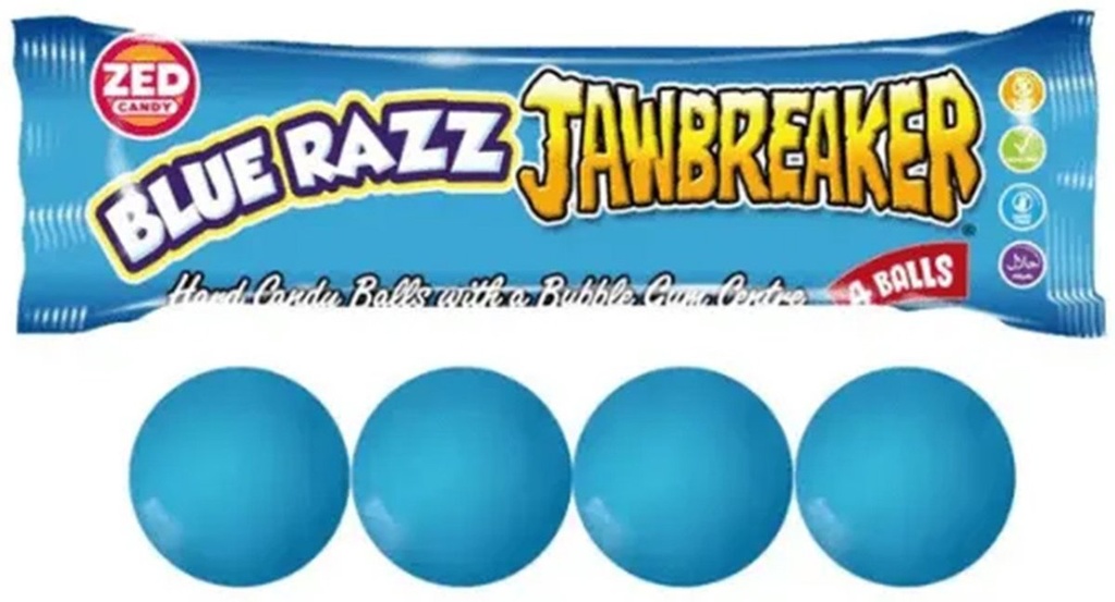 Jawbreaker Blue Razz Bubblegum 4 Pièces