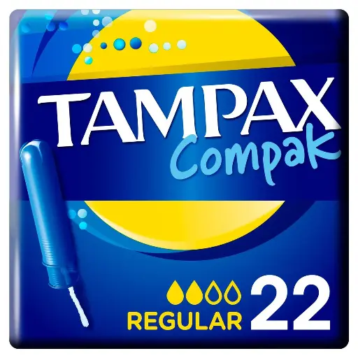 Tampax Compak Regular Tampons 22 Pièces