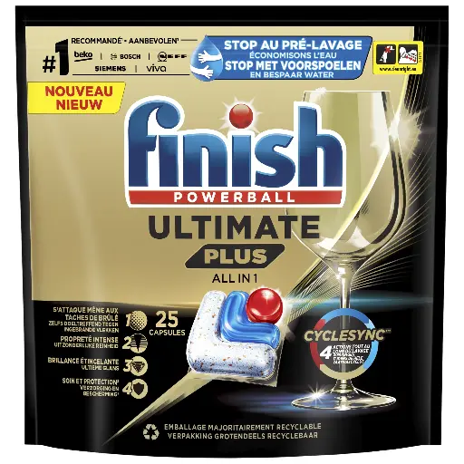 Finish Ultimate Plus Regular 25 Doses