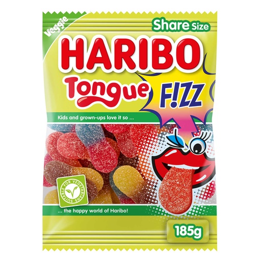 Haribo Tongue Fizz 185 Gr