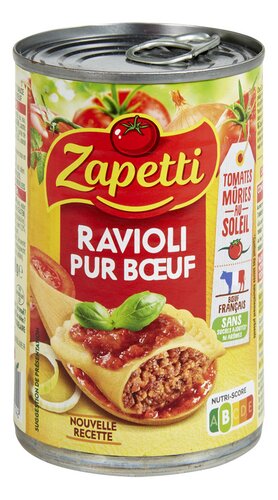 Zapetti Ravioli Pur Bœuf 400 Gr