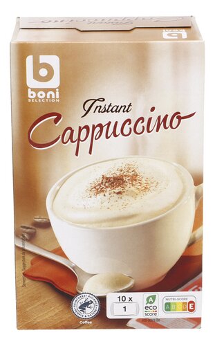 Boni Cappuccino Instant 10 Sachets 125 Gr