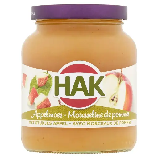 Hak Mousseline de Pommes avec Morceaux 350 Gr