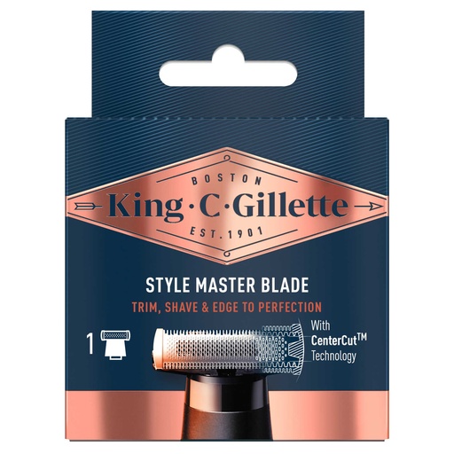 King C Gillette Style Master Lame 1 Pièce