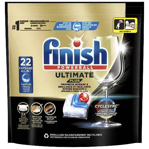 Finish Ultimate Plus Regular 22 Doses