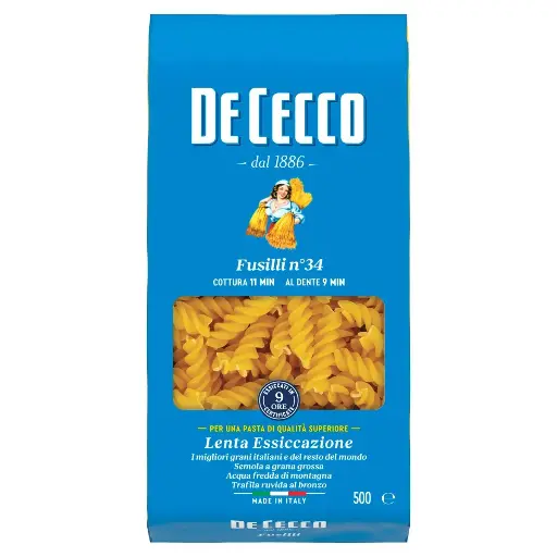 De Cecco Fusilli Pâtes 500 Gr