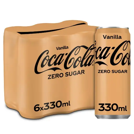 Coca-Cola Zero Vanille 6x33 Cl