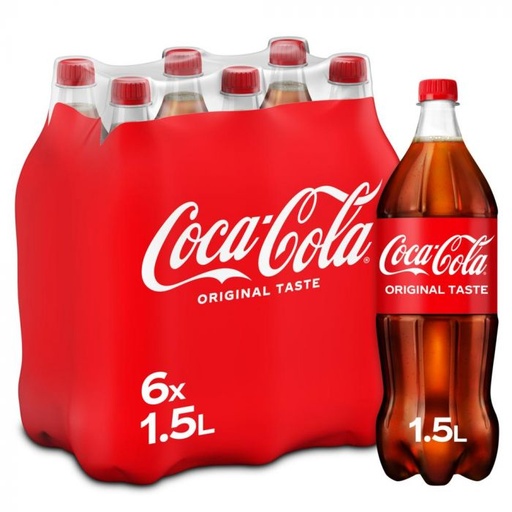 Coca-Cola Original -IMPORT- Bouteille 6x1,5 L