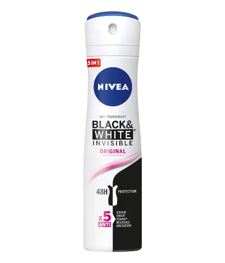 Nivea Black & White Invisible Original Déodorant 150 Ml