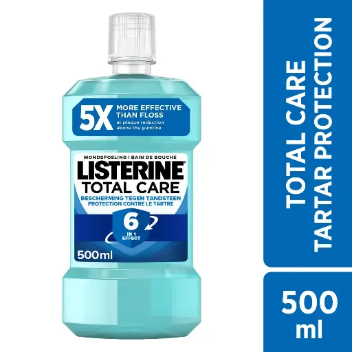 Listerine Total Care Contre le Tartre Bain de Bouche 500 Ml