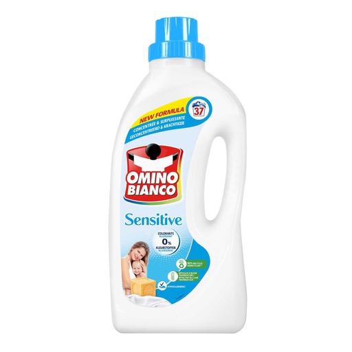 Omino Bianco Sensitive Lessive Liquide 37 Doses