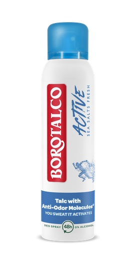 Borotalco Active Sel Marin Déodorant Spray 150 Ml