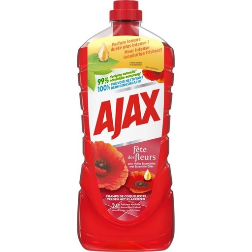 Ajax Champs de Coquelicot Nettoie-Tout 1,25 L