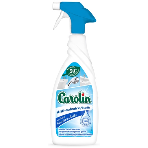 Carolin Anti-Calcaire Spray Nettoyant 650 Ml