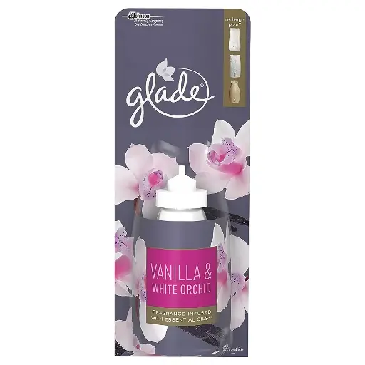 Glade Sense & Spray Vanille & Orchidée Recharge 18 Ml