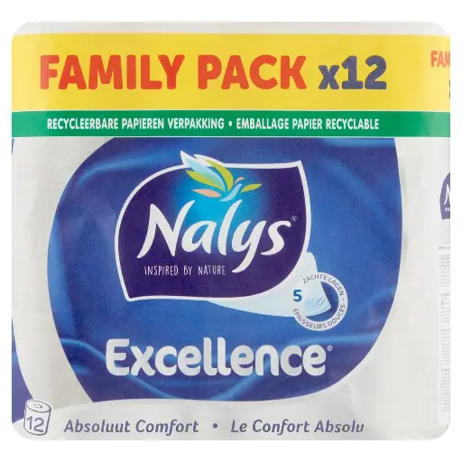Nalys Excellence Papier-Toilette 12 Rouleaux