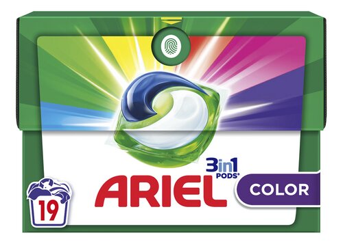 Ariel 3en1 Pods Color 19 Doses