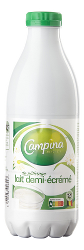 Campina Lait Demi-Écrémé 1 L