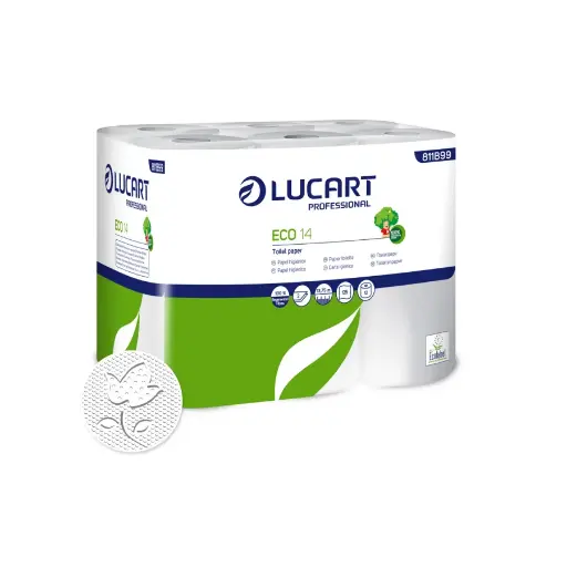  Lucart Eco 14 Papier Toilette 12 Rouleux 