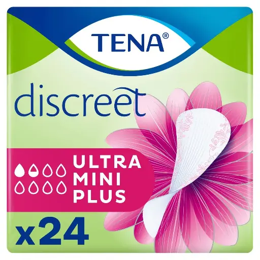 Tena Discreet Ultra Mini Plus Protège Slips 24 Pièces