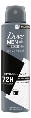 Dove Men Advanced Care Invisible Dry Déodorant 150 Ml