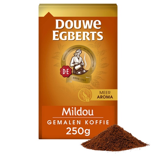 Douwe Egberts Mildou Café Moulu 250 Gr