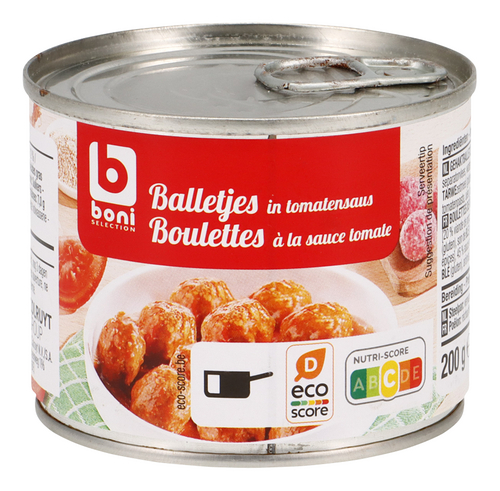 Boni Boulettes à la Sauce Tomate 200 Gr