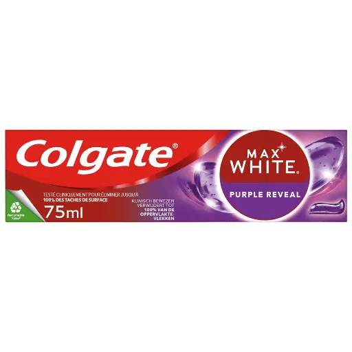 Colgate Max White Purple Dentifrice 75 Ml