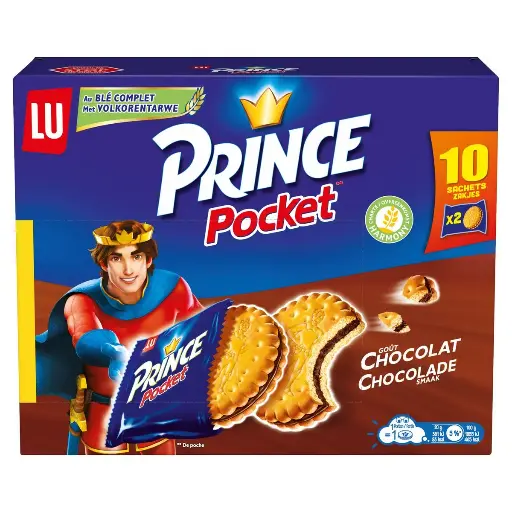 Lu Prince Pocket Chocolat 10x40 Gr