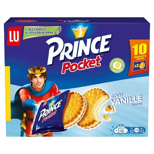 Lu Prince Pocket Vanille 10x40 Gr