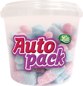 Lutti Autopack Bouteilles Bubblegum 150 Gr