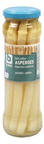 Boni Asperges Blanches Pelées 330 Gr