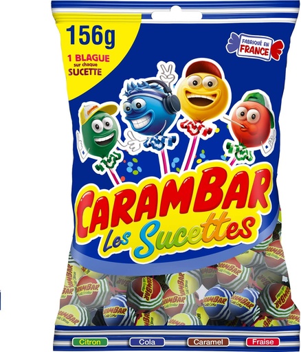 Carambar Les Sucettes 156 Gr